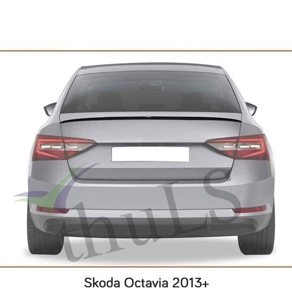 SPOILER SUNPLEKS SKODA OCTAVIA 2013-2019 PIANO BLACK