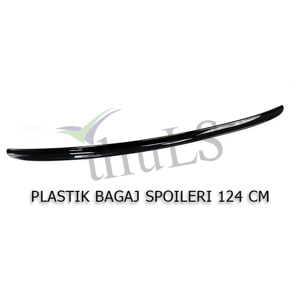 3M PLASTİK SPOILER SAL.PIANO BLACK 124 CM.