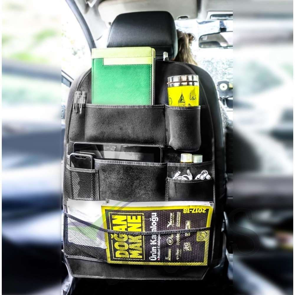 AUTOMIX SÜET ORGANİZER -636 SİYAH