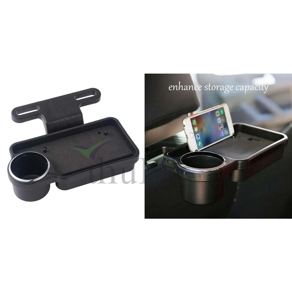 KOLTUK ARKASI LÜKS TEPSİ BARDAKLIKLI