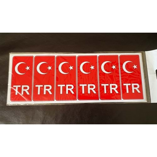 PLAKA TR STICKER 6 X 10 LU PAKET ETİKET