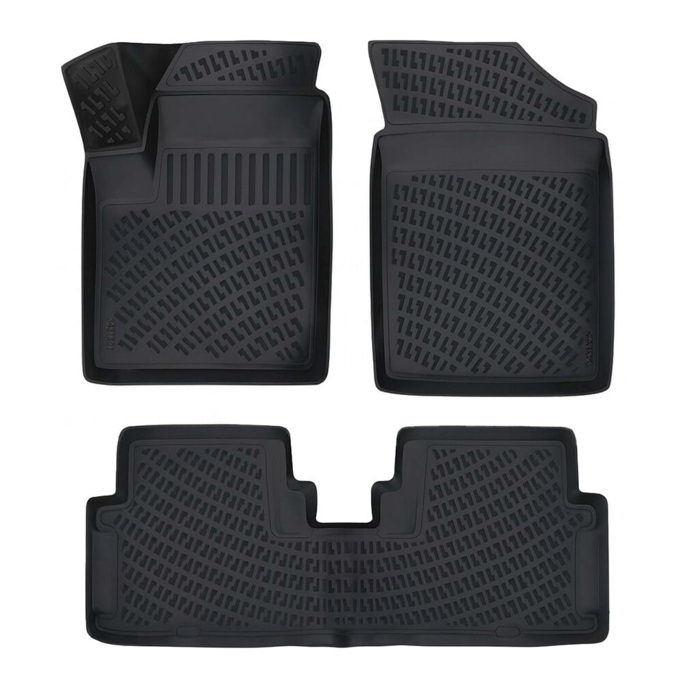 PEUGEOT PARTNER 1998-2008 3D PASPAS SİYAH