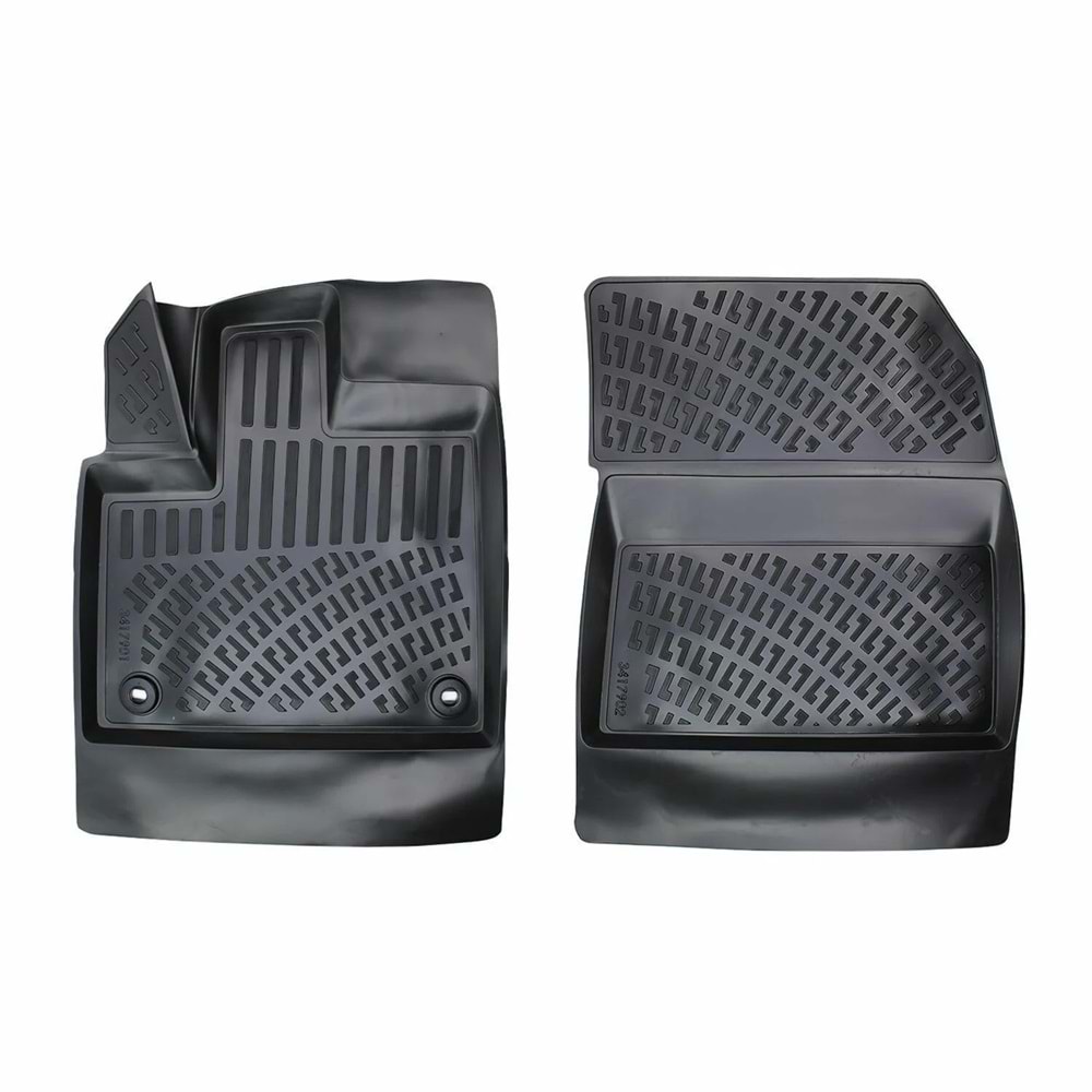 PEUGEOT RIFTER PANELVAN 2018- 3D PASPAS SİYAH (ÇEVİRMELİ)