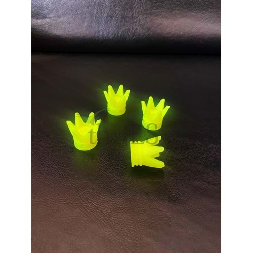 SİBOP KAPAĞI KRAL TACI FOSFORLU SARI OS-