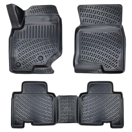 SSANGYONG MUSSO 2018- 3D PASPAS SİYAH