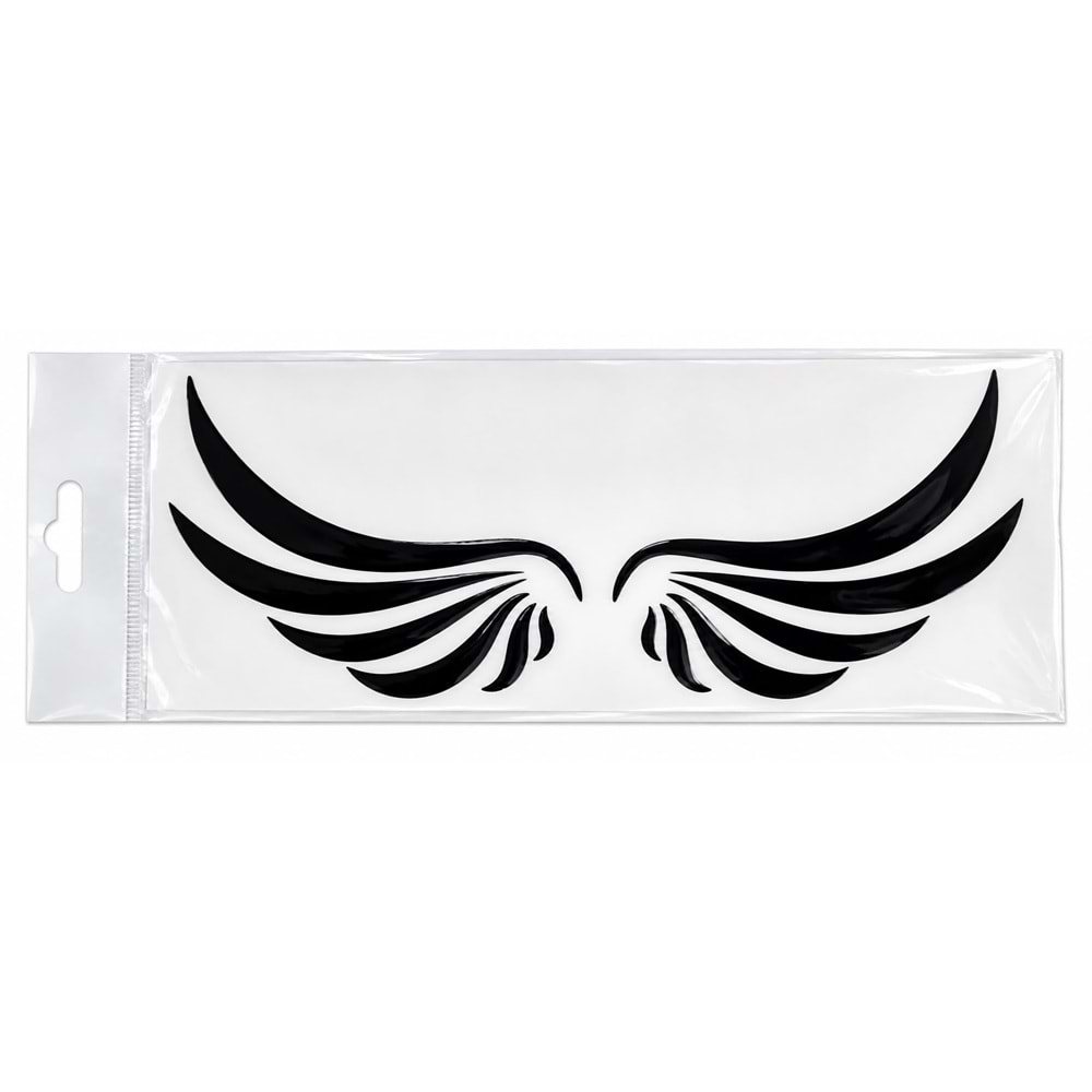 KANAT STICKER -165 SİYAH