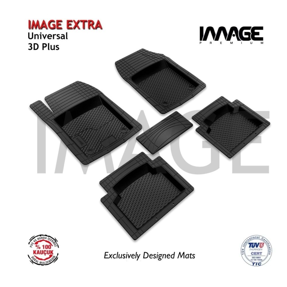 UNIVERSAL IMAGE EXTRA HAVUZLU PASPAS SİYAH