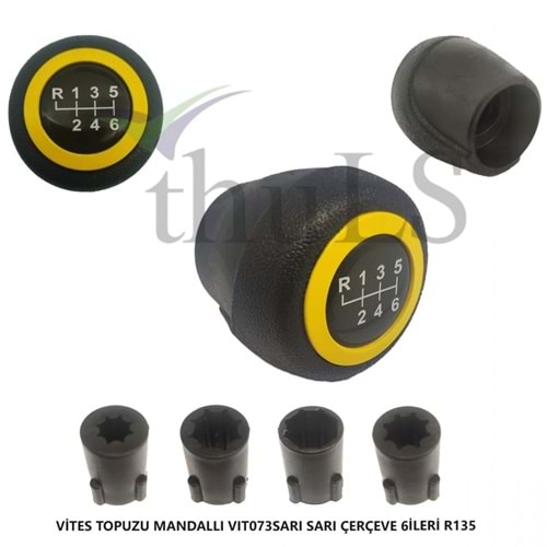 VİTES TOPUZU MAN.-73 6R SOL ÖN SARI ÇERÇEVE