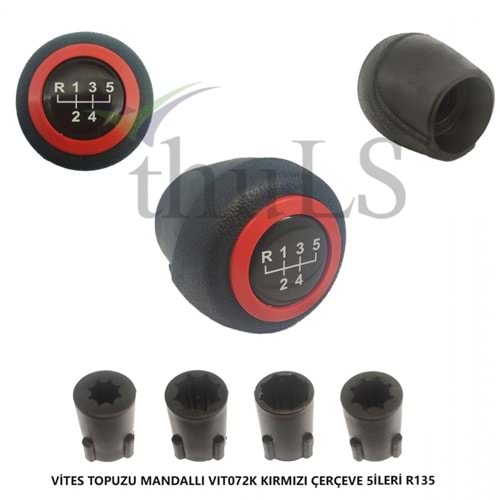 VİTES TOPUZU MAN.-72 5R SOL ÖN KIRMIZI ÇERÇEVE