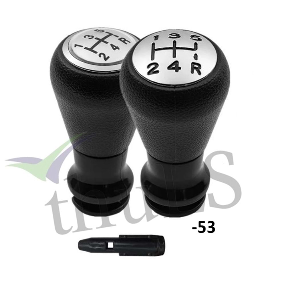 VİTES TOPUZU -53 YUVARLAK AP SİYAH-KROM